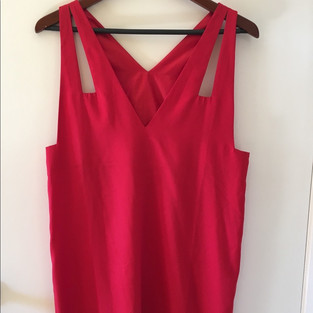Yaya Red Sleeveless Dress